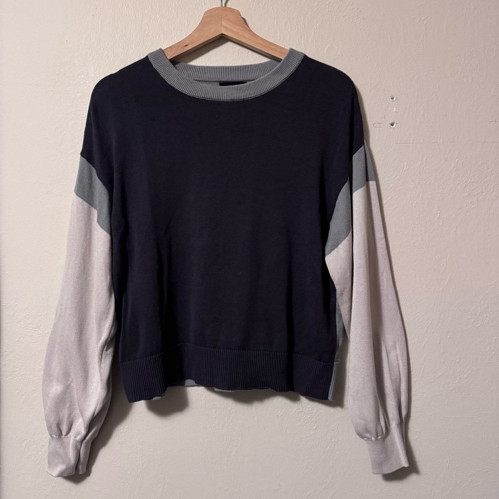 Monrow color block sweater Size Small